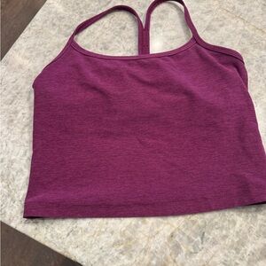 Beyond Yoga Purple Racerback Tank Top